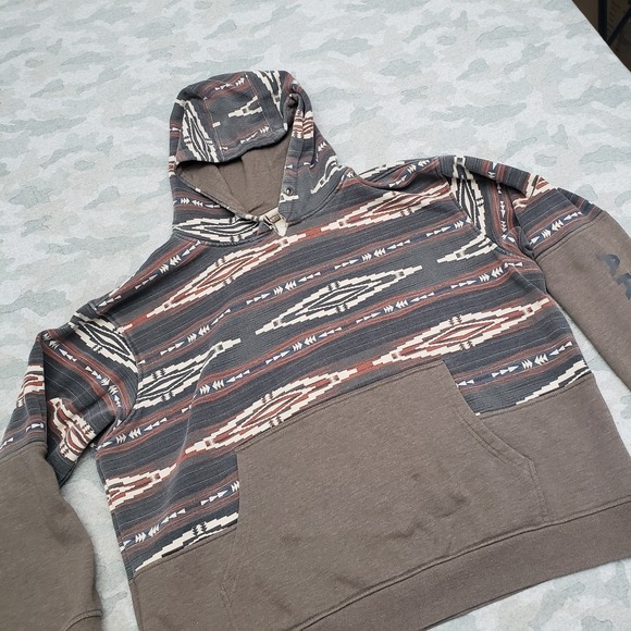Ariat Sweatshirt Mens 2XL Multicolor Aztec Western Wear Pullover Long Sleeve - Picture 2 of 12